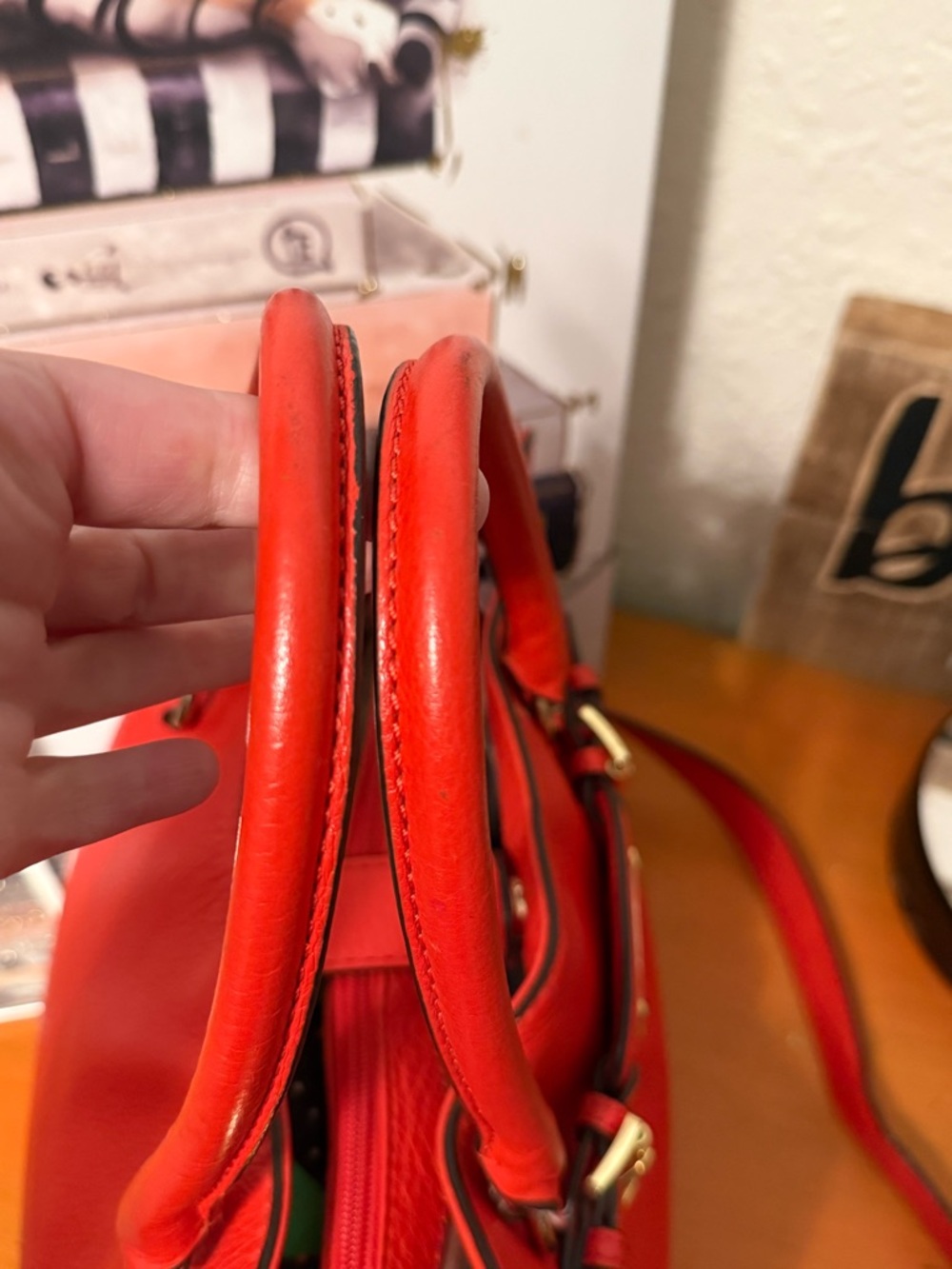 Michael Kors Hamilton East West Satchel VGUC - Picture 7 of 14